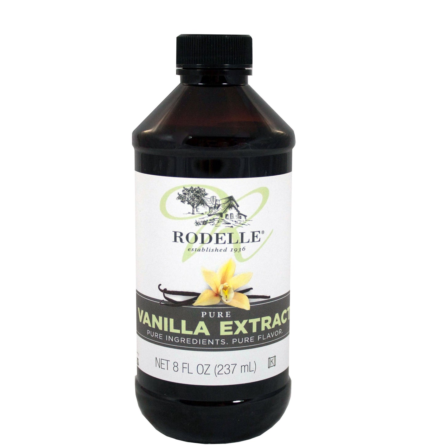 Rodelle Pure Vanilla Extract, 8-Ounce (Pack Of 12)