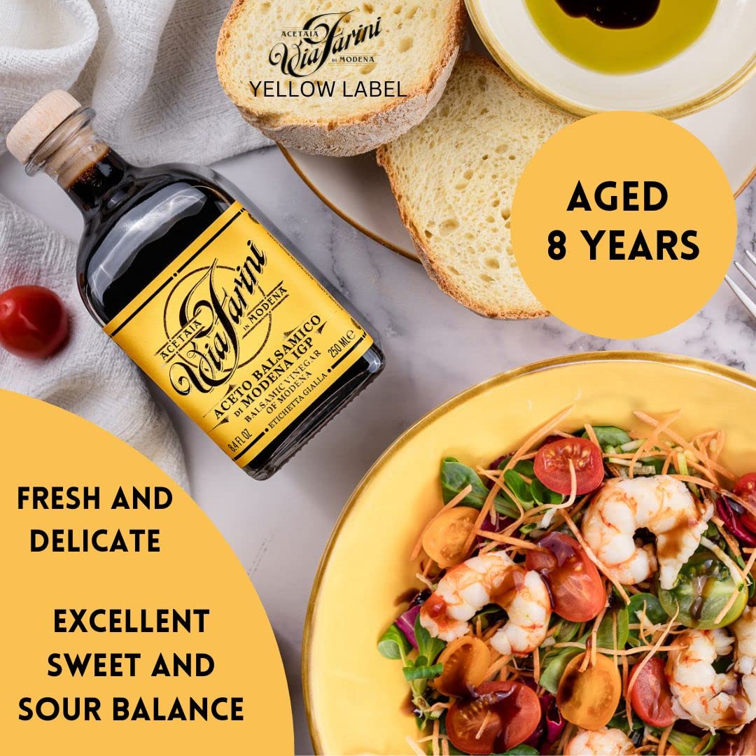 Brava Giulia Selections Gift Box | Premium Gourmet Italian Aged Via Farini Balsamic Vinegar Of Modena And Zahara Extra Virgin Ol