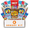 Hangry Kit Mega Care Pack (Essential Kit) - Snack Box Kit - Birthday Snack Box Gift for mature-themeds & Kids -- (20 count) Gift Basket Care Package Ideal for College Students -- Contains Birthday Snacks Cookies Chips Candy. Party Variety Gift Box.