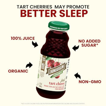 R.W. Knudsen Organic Tart Cherry Juice, 8 Fl Oz (12 Pack)