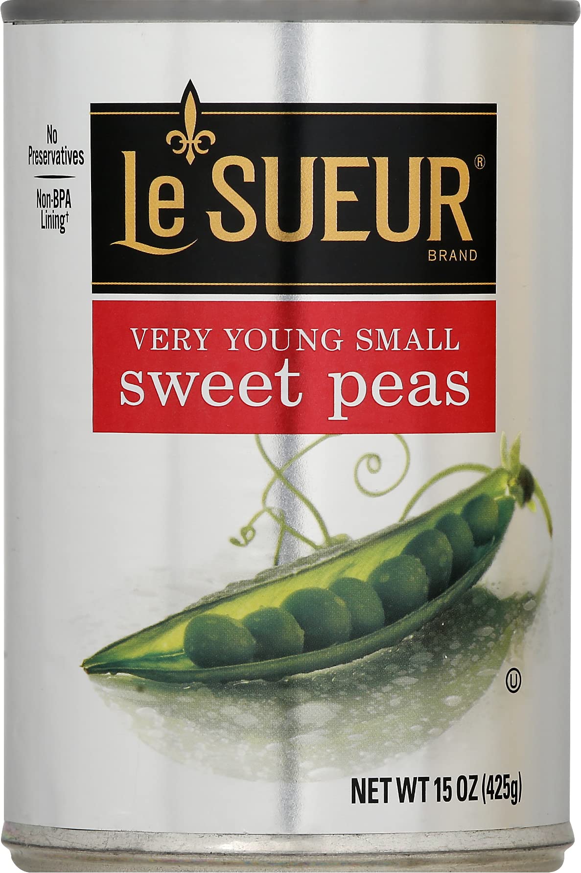 Le Sueur Very Young Small Sweet Peas, 15 Ounce (Pack Of 24)