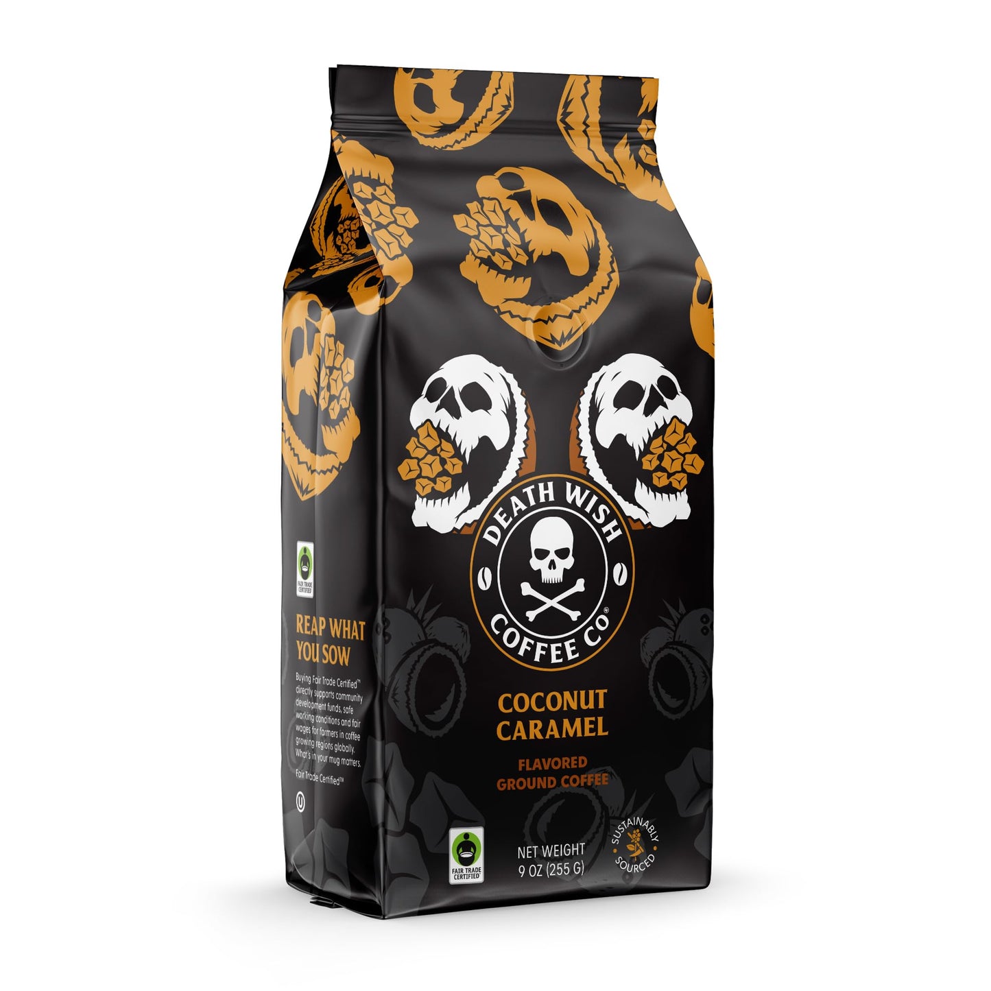 Death Wish Coffee, Coconut Caramel Ground Coffee (27 Ounces)