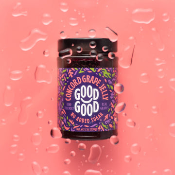 Good Good No Added Sugar Concord Grape Jelly - Keto Friendly Jelly- Low Carb, Low-Calorie And Vegan - Diabetic Friendly - 12Oz / 330G (Pack Of 2)