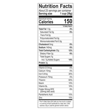 Malt-O-Meal Honey and Oat Blenders Kids Breakfast Cereal, Family Size Bulk Bagged Cereal, 32 Ounce - 1 count