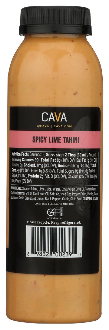 CAVA Spicy Lime Tahini, 9 Oz