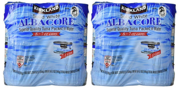 Kirkland Signature Albacore Solid White Tuna In Water, 7 Ounce (8 Pack) (2 Pack)
