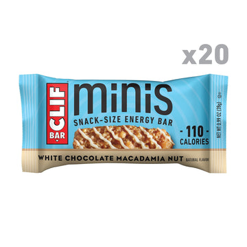 Clif Bar Minis - White Chocolate Macadamia Nut Flavor - Made With Organic Oats - 4G Protein - Non-Gmo - Plant Based - Snack-Size
