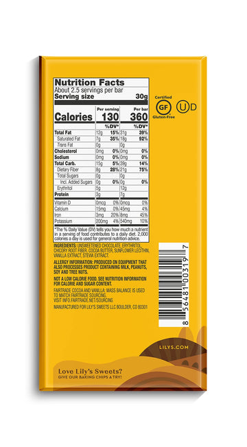 Variety 70% Dark Chocolate Bar Sampler By Lily'S | Stevia Sweetened, No Added Sugar, Low-Carb, Keto Friendly | 70% Cocoa | Fair