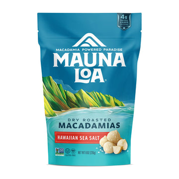Mauna Loa Premium Roasted Macadamia Nuts, Sea Salt Flavor, 7 Ounce