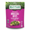 Rhythm Superfoods Crunchy Broccoli Bites, White Cheddar & Parmesan, Organic & Non-Gmo, 1.4 Oz, Vegan/Gluten-Free Vegetable Super