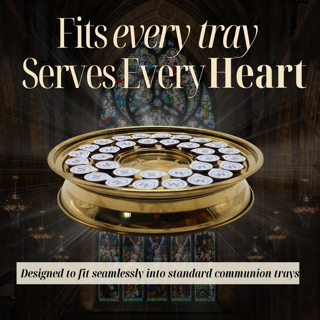 Pack It Hub The Miracle Meal Communion Plus + Cups Will Simplify Your Communion Experience: 100% Concord Grape Juice & Wafer - B