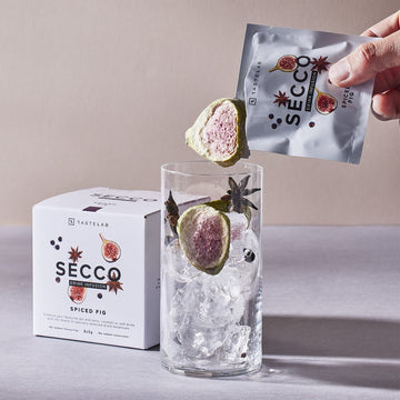 TASTELAB Secco’s Spiced Fig Drink Infusion - Botanical Packets for Cocktails and Mocktails
