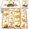 Construction Theme Cookies Individually Wrapped 24 Pack | Bulldozer Excavator Digging Vehicles | Birthday Baby Shower