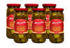 Mezzetta Sliced Hot Jalapeno Peppers| Gluten Free, Kosher, Keto | 16 Fluid Ounce Jar (Pack Of 6)
