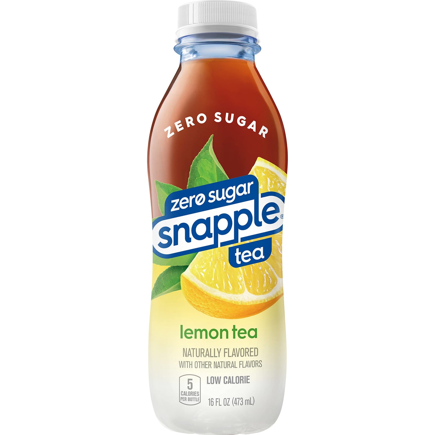 Snapple Diet Lemon Tea, 16 Fl Oz Recycled Plastic Bottle, 6 Pack