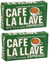 2 X Cafe La Llave Espresso Brick, 10 Ounce
