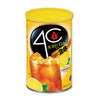 4C Powdered Drink Mix Cannisters, Lemon Tea, 28 Quarts, Family Sized Cannister, Thirst Quenching & Refreshing Flavors (Lemon Iced Tea, 4.13 Pound (Pack Of 3))