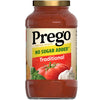 Prego Traditional No Sugar Added Pasta Sauce, 23.5 Oz Jar
