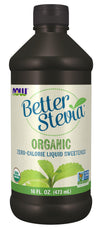 NOW Foods BetterStevia Organic Zero-Calorie Liquid Sweetener Keto Friendly Suitable for Diabetics No Erythritol 16-Ounce