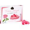 Cerez Pazari Turkish Delight With Rose Flavour 230Gr Gourmet Small Size Snacks Gift Box | No Nuts Sweet Traditional Vegan Soft C