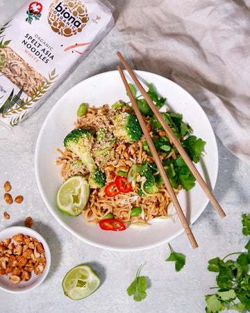 Biona Organic Wheat Asia Noodles White 250G