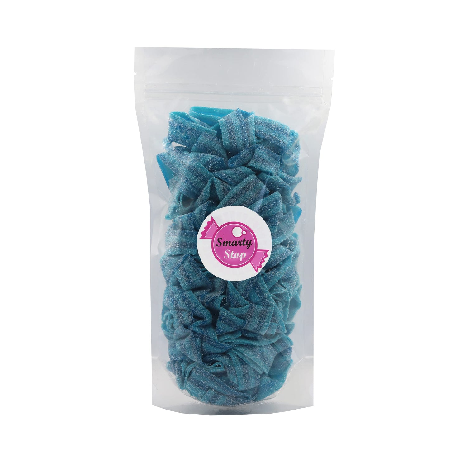 Smarty Stop All Flavor Sour Candy Belts (Blueberry, 1 Pound (Pack Of 1))