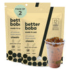 Better Boba All-Natural Classic Kosher Boba Pearls | Non-Gmo, Vegan Gluten-Free Tapioca Pearls For Bubble Tea | No Preservatives