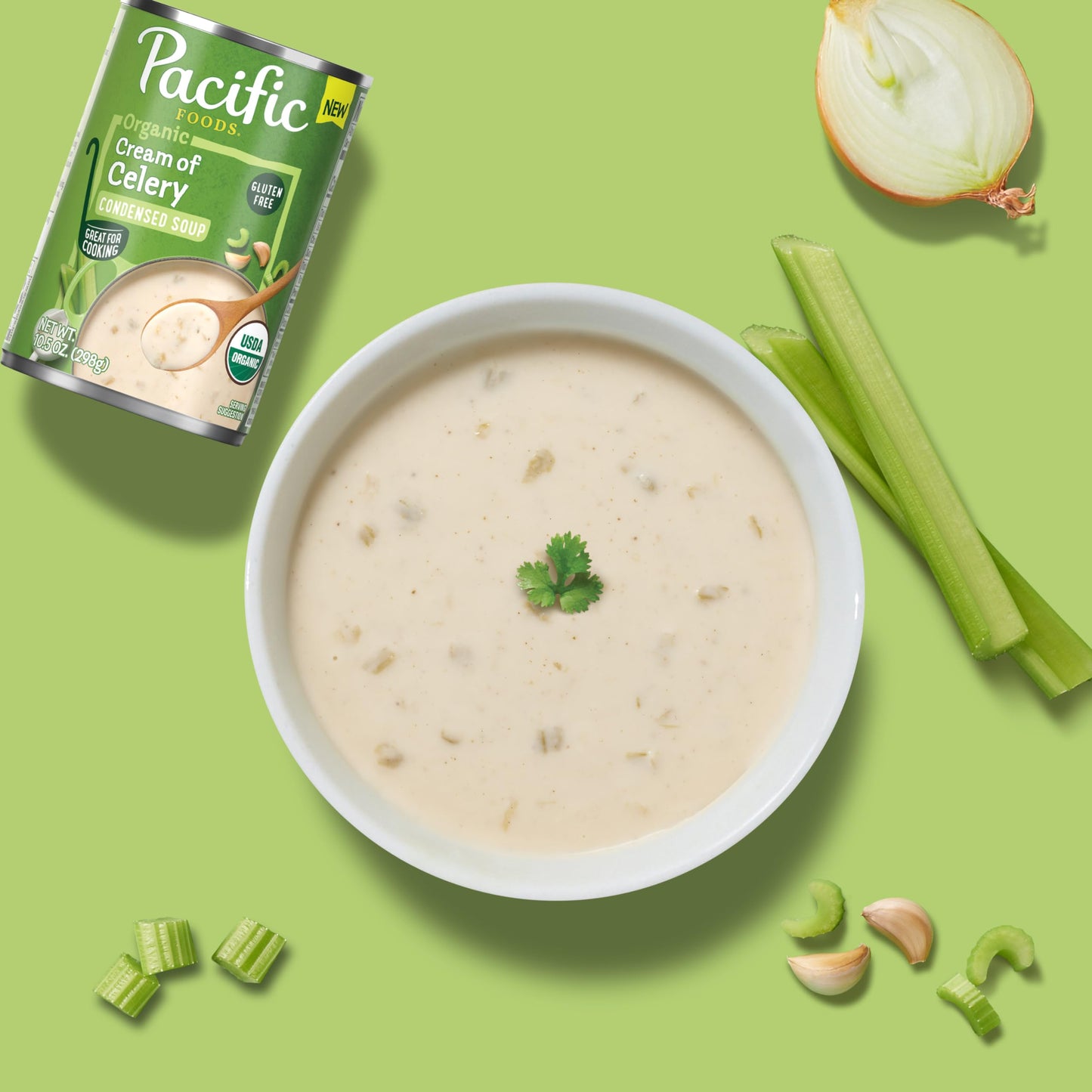 Pacific Foods Organic Condensed Cream of Celery Soup, 10.5 oz Can