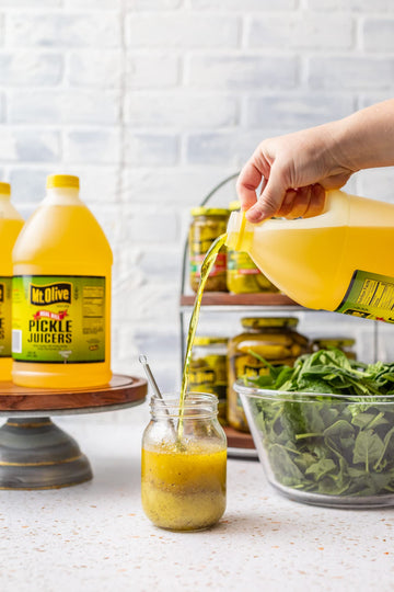 Mt. Olive 100% Kosher Dill Pickle Juice Brine, 64 Fl Oz Bottle - Perfect for Pickling and Cooking