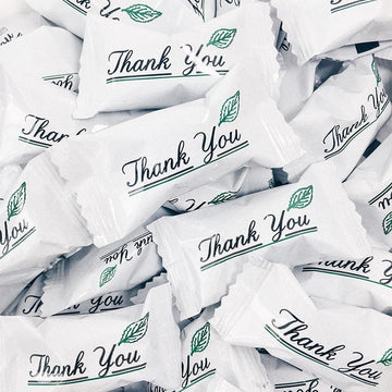 Candy Envy - Thank You Buttermints - 13 Oz. Bag - Approximately 100 Individually Wrapped Mints