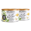 Belmont Peanuts Gourmet Sea Salt and Black Pepper Flavored Virginia Peanuts, 25 oz (2 Pack) - Only 4 Simple Ingredients, No Pres