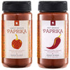 Gourmanity Twin Pack Smoked Paprika Powder, Sweet & Hot, 5.64 oz each, Gluten Free, Kosher