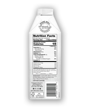 Elmhurst Milked - Caramel Brulee Cashew Creamer 25.4 Ounce (Pack Of 6)