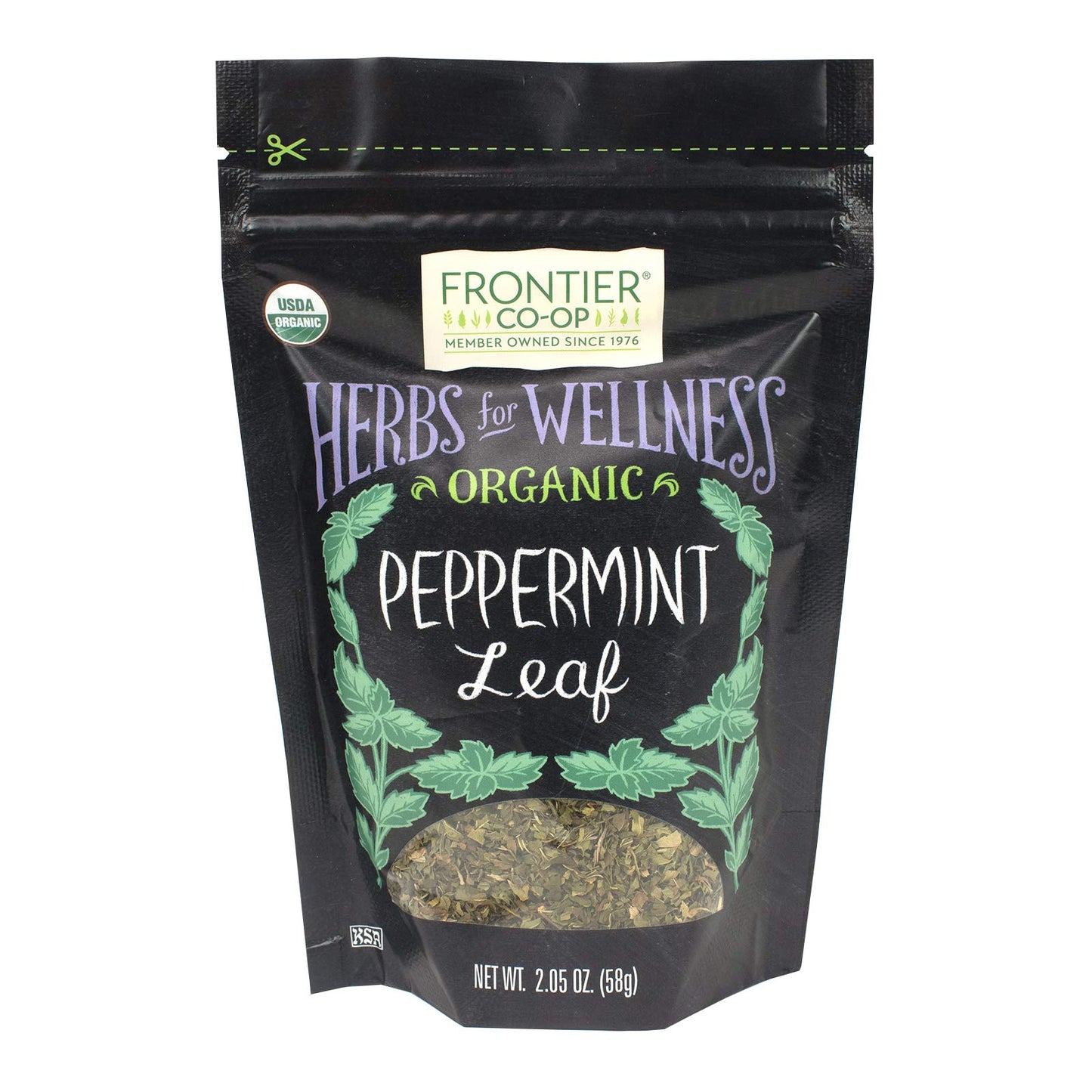Frontier Co-Op Organic Cut And Sifted Peppermint Leaf 2.05Oz