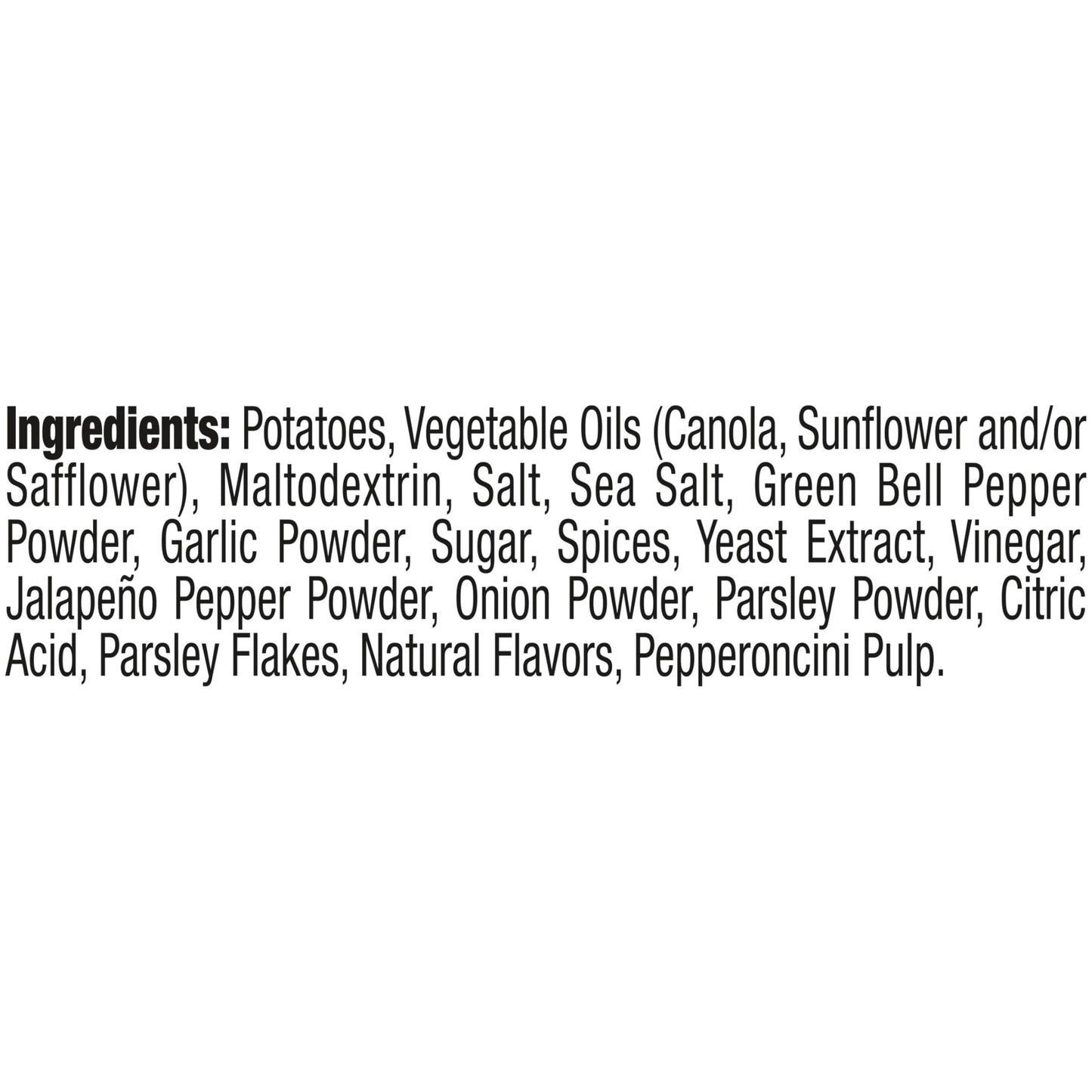 Kettle Brand Potato Chips Pepperoncini, 7.5 Oz