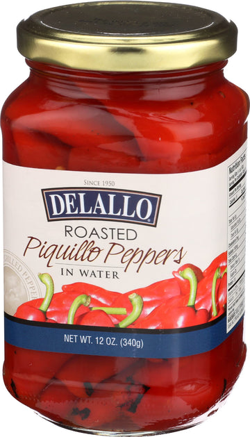 Delallo Pepper Piquillo Roasted, 12 Oz