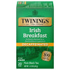 Twinings Irish Breakfast Tea, Decaf Tea Bags, Strong And Distinctive Black Decaffeinated Tea, 20 Individually Wrapped Tea Bags