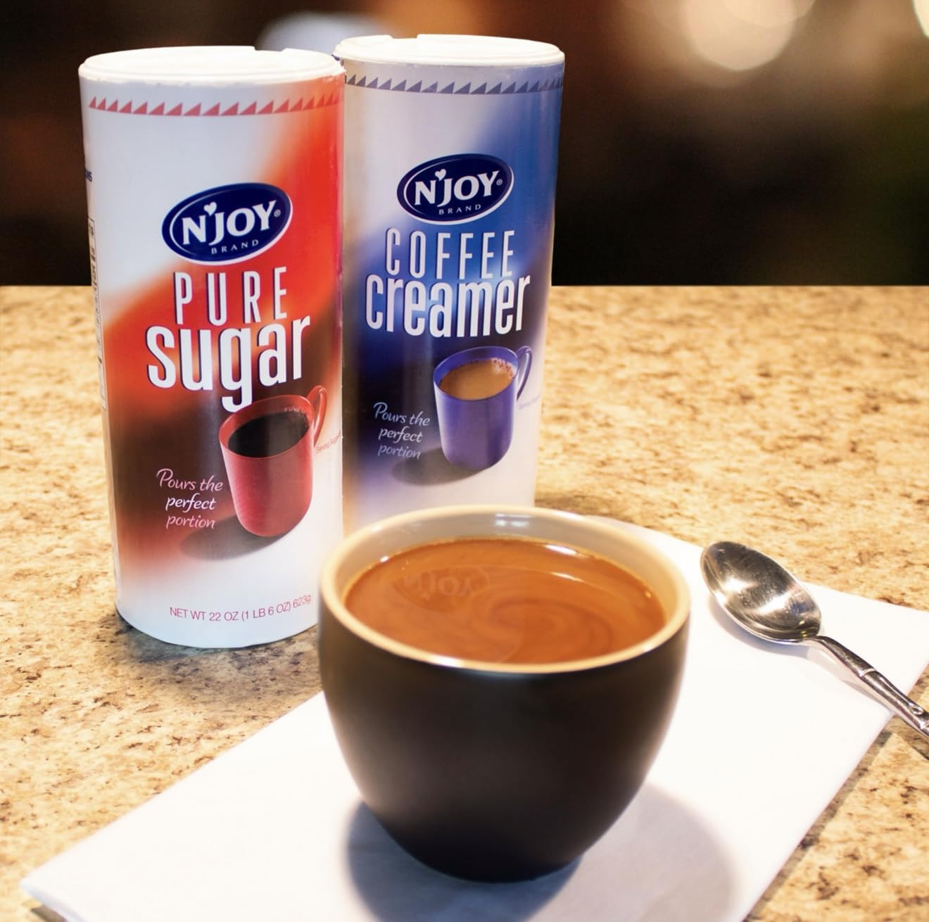 Non-Dairy Coffee Creamer Powder - 16 oz Canisters (Pack of 8) - Kosher,