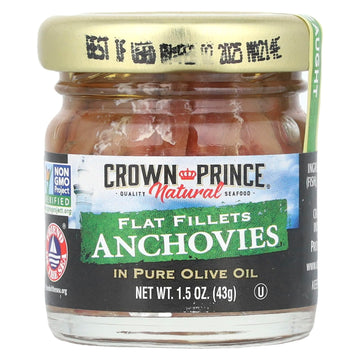 Crown Prince Flat Anchovies In Oil (18X1.5 Oz)