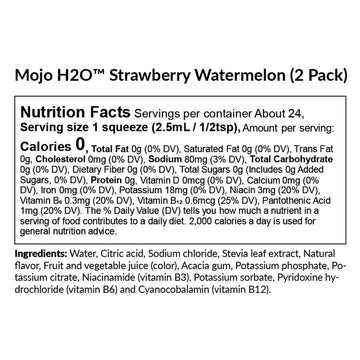 Biotrust Mojo H2O Natural Water Enhancer Drops, B Vitamins And Electrolytes, Sugar-Free, Zero Calories, Naturally Flavored & Swe