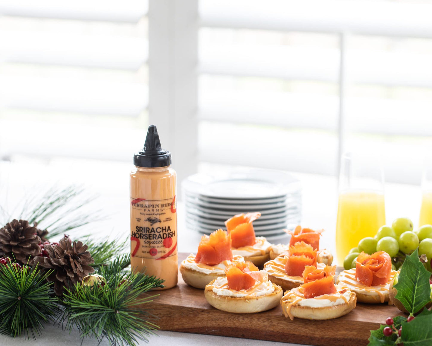 Terrapin Ridge Sriracha Horseradish Sauce - Bold & Spicy - 8.5 oz, Gluten-Free, Keto Friendly, Red