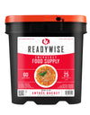 Readywise - Entr E Grab & Go Bucket, 60 Servings, Emergency, Mre Supply, Premade, Freeze Dried Survival Food For Hiking, Advent