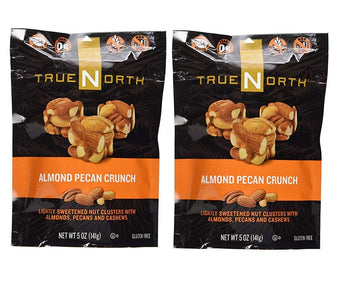 True North Almond Pecan Crunch Nut Clusters | 5 Oz Per Bag | 2 Pack