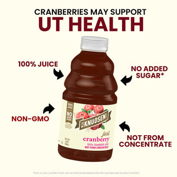R.W. Knudsen Cranberry Juice Not From Concentrate, 32 Fl Oz (Pack Of 1)