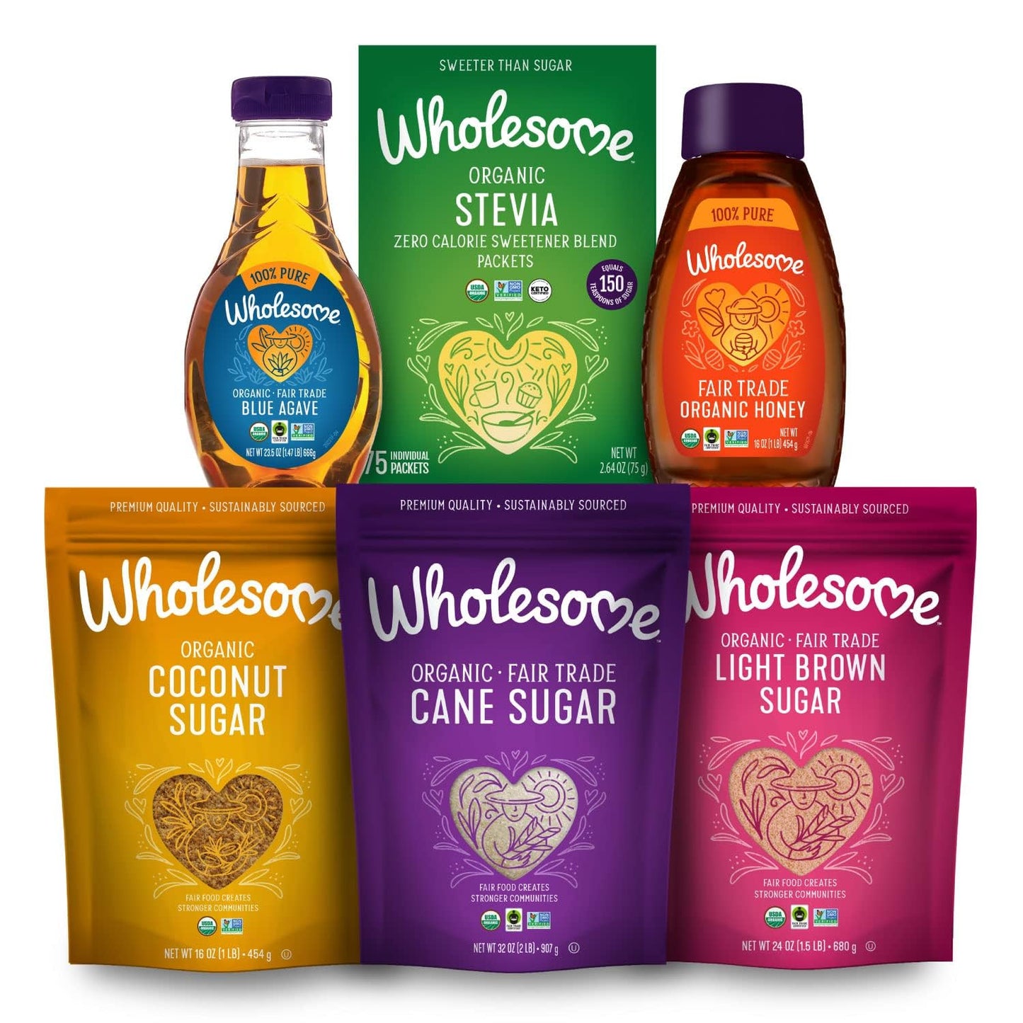 Wholesome Sweeteners 23.5-Ounce Organic Raw Blue Agave Nectar, Fair Trade, 100% Pure, Non GMO, Gluten Free & Vegan, 1 Pack