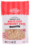 Bakery On Main Decadent Granola, White Chip Raspberry Swirl - Whole Grain Bakeshop Bliss, Gluten-Free, Vegan, Non-GMO, 11oz