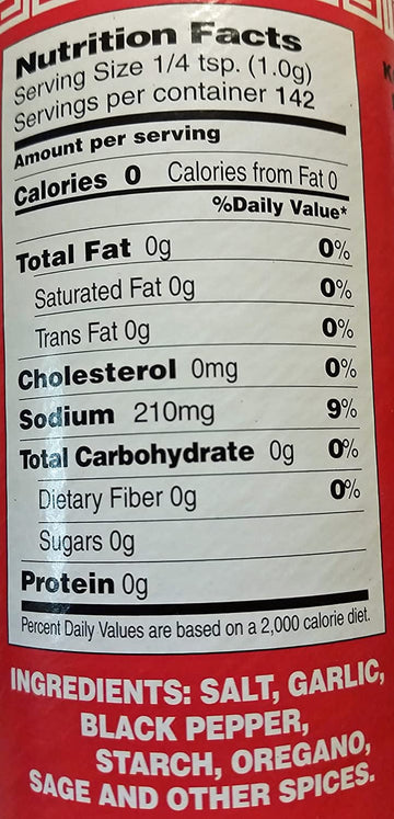 Konriko - Greek Authentic Seasoning 5 Oz - Wheat Free - Gluten Free - No Msg