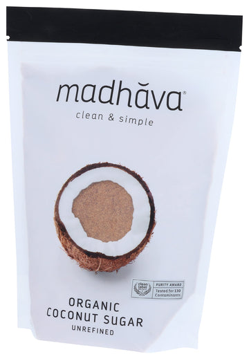Madhava Agave Nectar, Organic Coconut Sugar, 16 oz