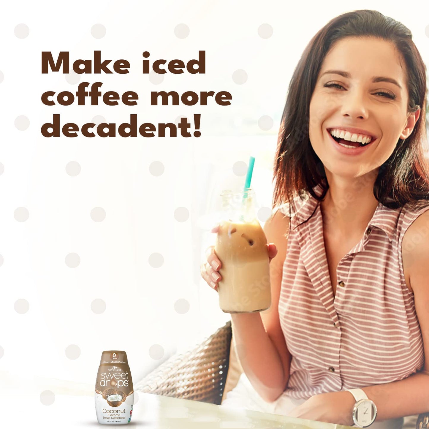 Sweetleaf Sweet Drops Coconut Stevia Liquid Sweetener - Flavor Foods, Keto Coffee With Sugar Free, Zero Calorie, Non-Glycemic Re