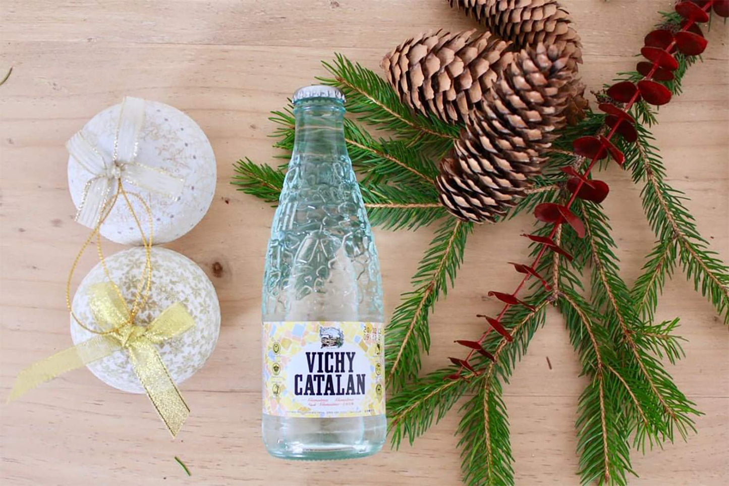 Vichy Catalan Sparkling Mineral Water, 33.8 Fl Oz, Pack of 6 Glass Bottles